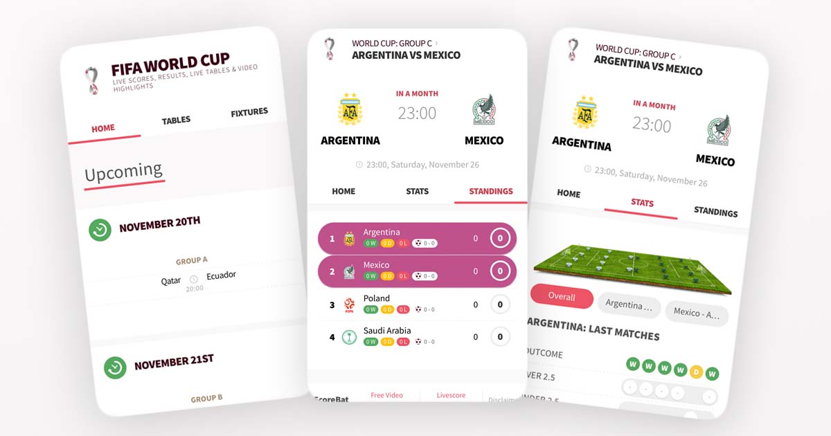 FIFA World Cup Widget